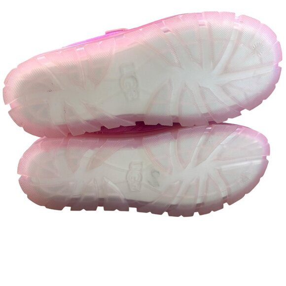 UGG PINK NEUMEL CLEAR SUEDE CLASSIC CHUKKA BOOTS SZ 9 - Picture 9 of 11